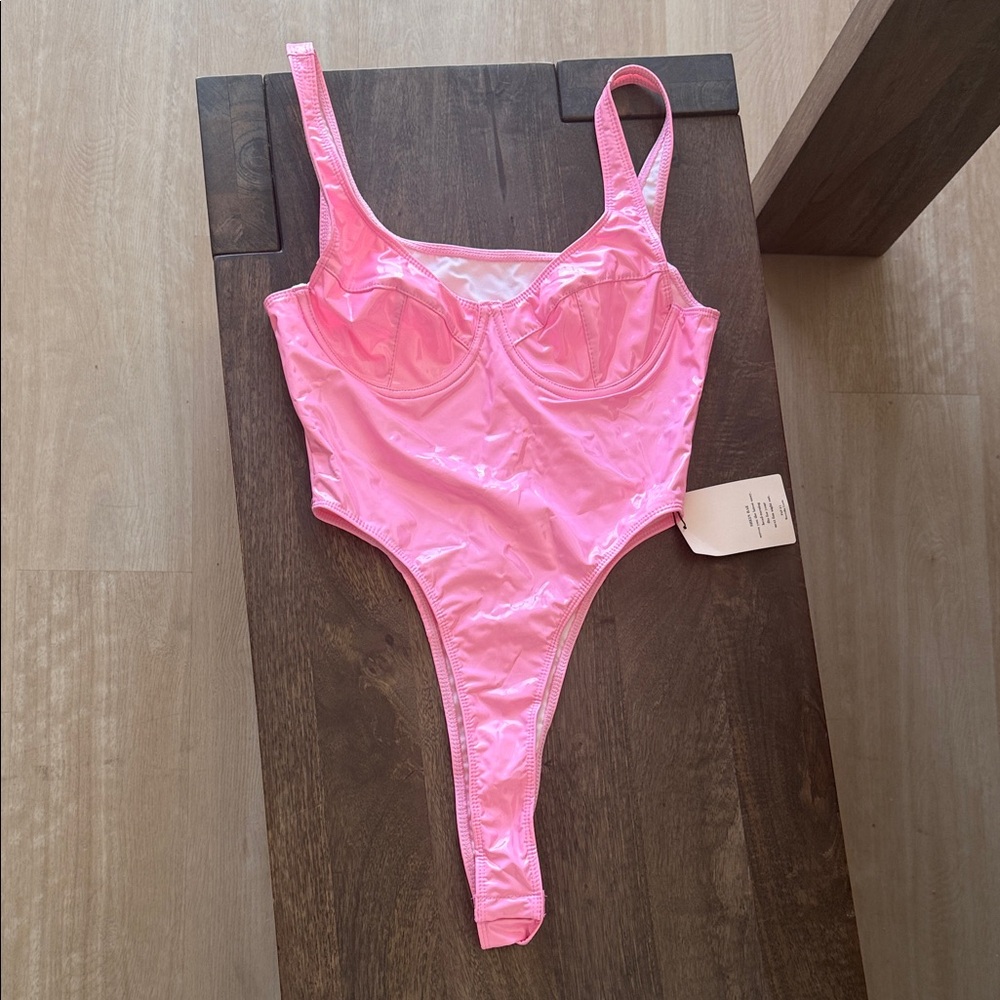 Pink One Piece Swimsuit